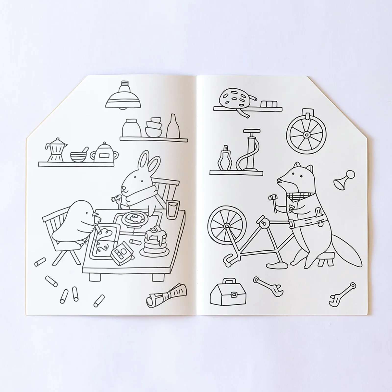House Shaped Giant Coloring Book