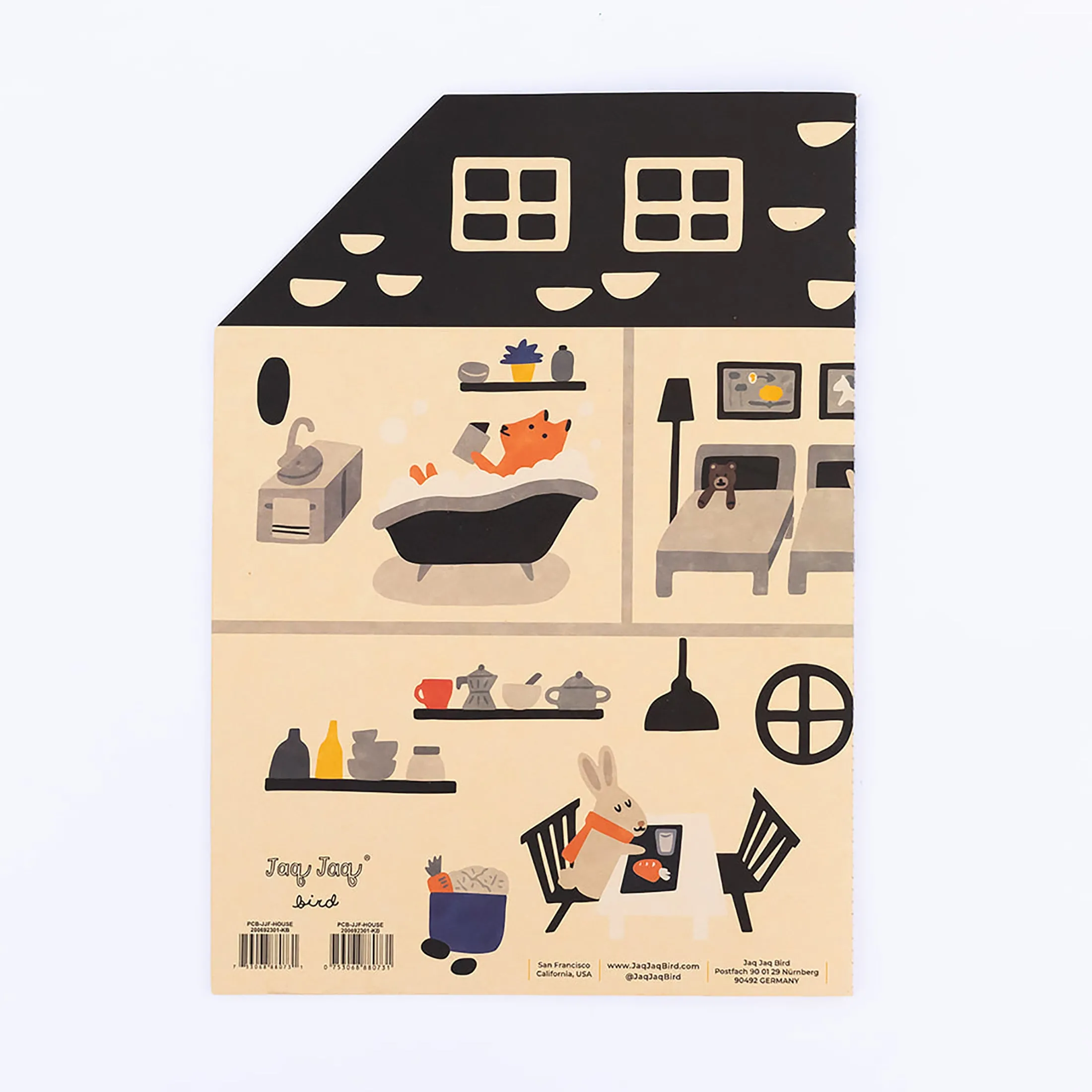 House Shaped Giant Coloring Book