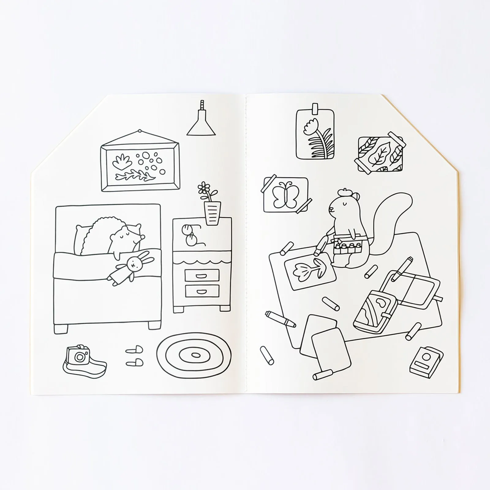 House Shaped Giant Coloring Book