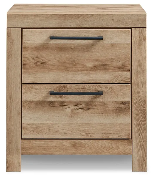 Hyanna Twin Panel Bed with Storage with Mirrored Dresser and 2 Nightstands