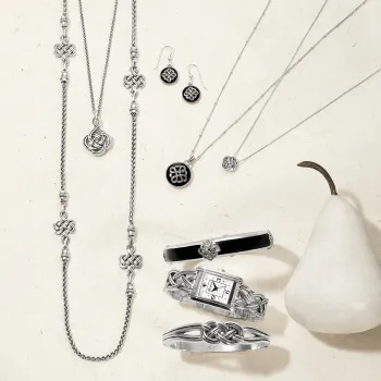 Interlok Noir Reversible Necklace JM3903