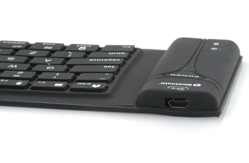 IP67 Bluetooth Wireless Keyboard - Supports PC, Mac, Android   IOS, Flexible Foldable Silicone, Waterproof, Dirt   Dustproof