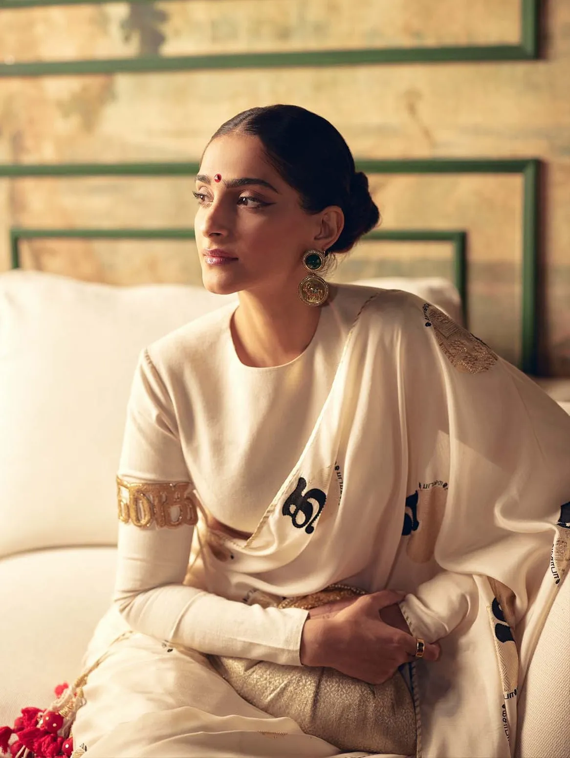 Ivory oh so masaba sari set
