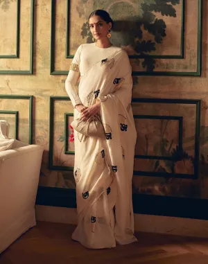 Ivory oh so masaba sari set