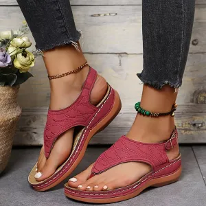 Jane - Casual leather orthopedic sandals