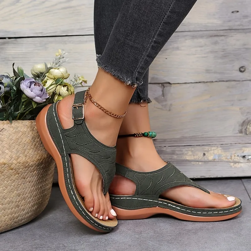 Jane - Casual leather orthopedic sandals