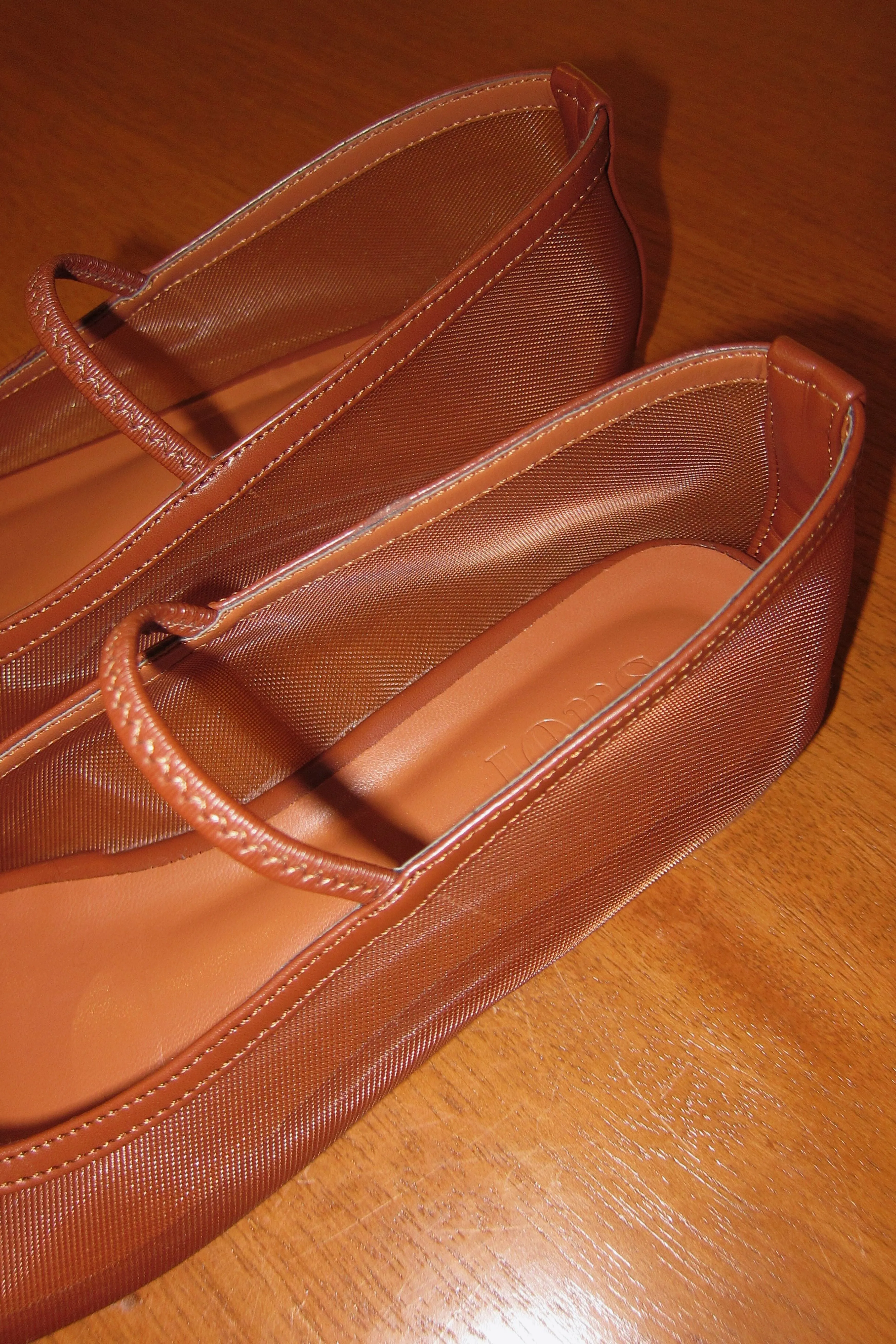 Janet Flats in Caramel