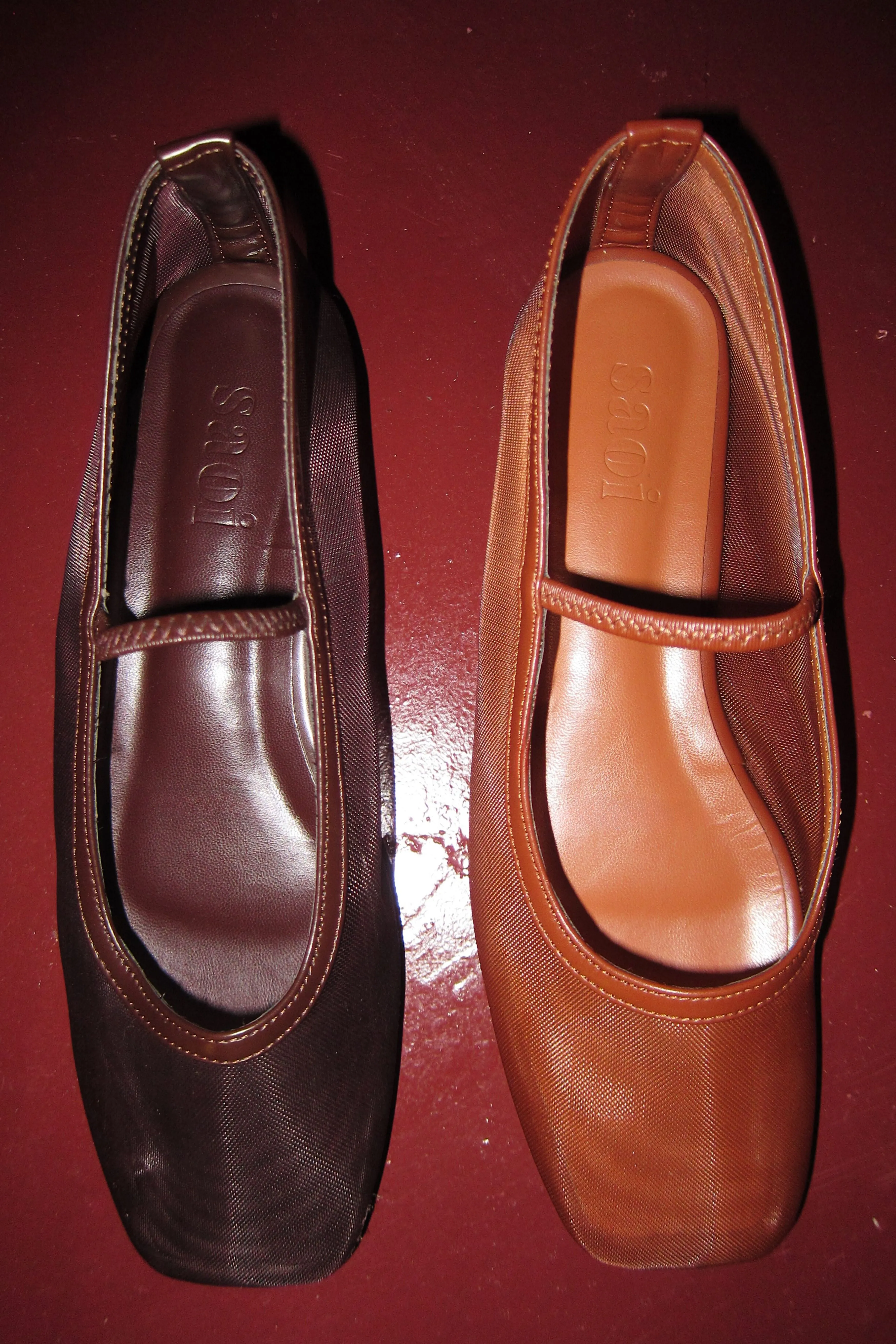 Janet Flats in Caramel