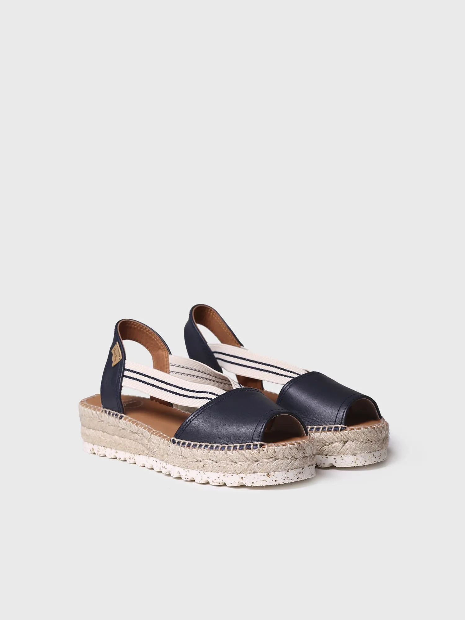 Jute platform sandal for women - ESTEL-SW
