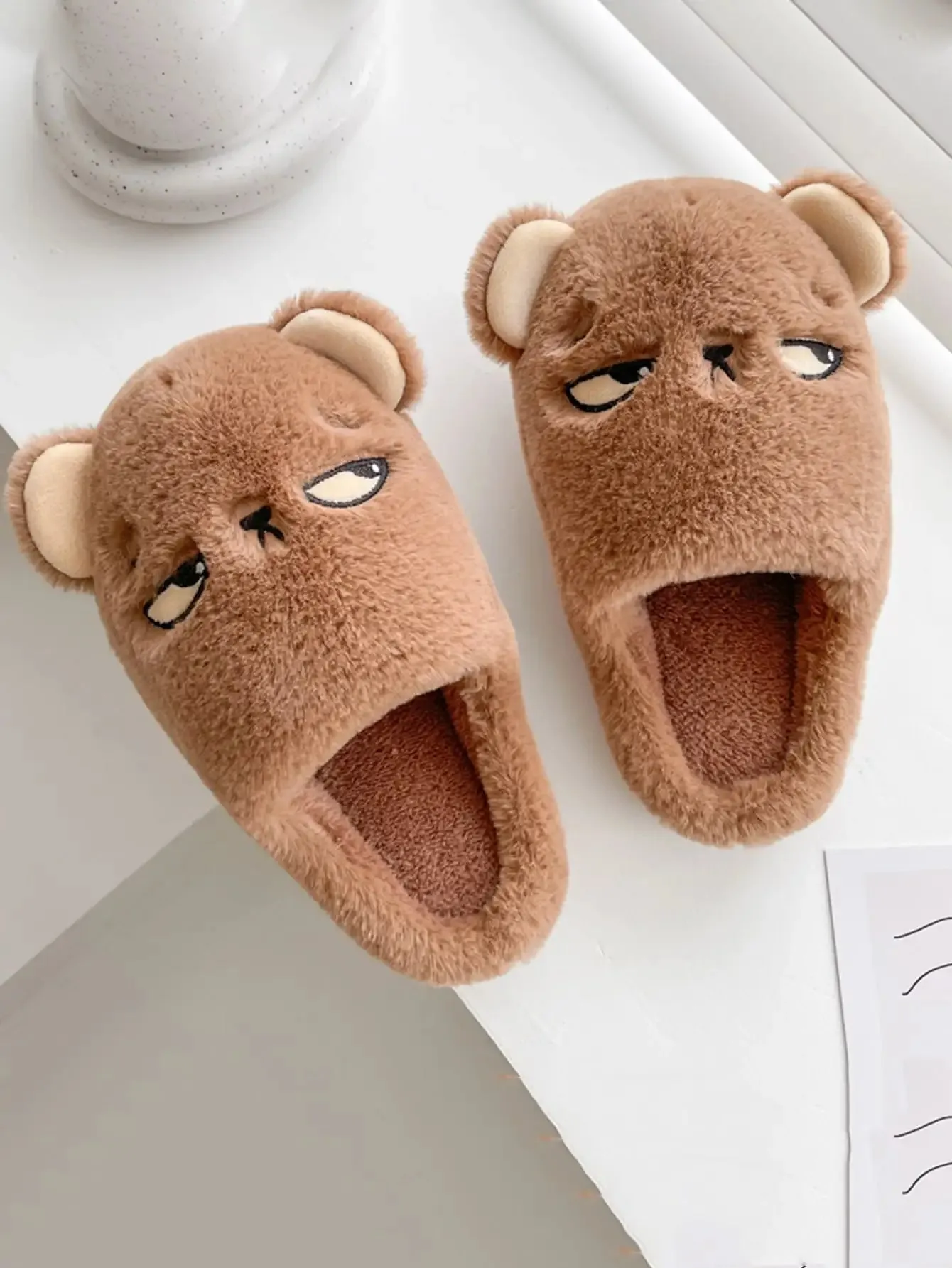 Kawaii Cartoon Men's Cozy Cotton Slippers 🐾✨ | Fun Indoor Footwear for Couples! 🏡❤️