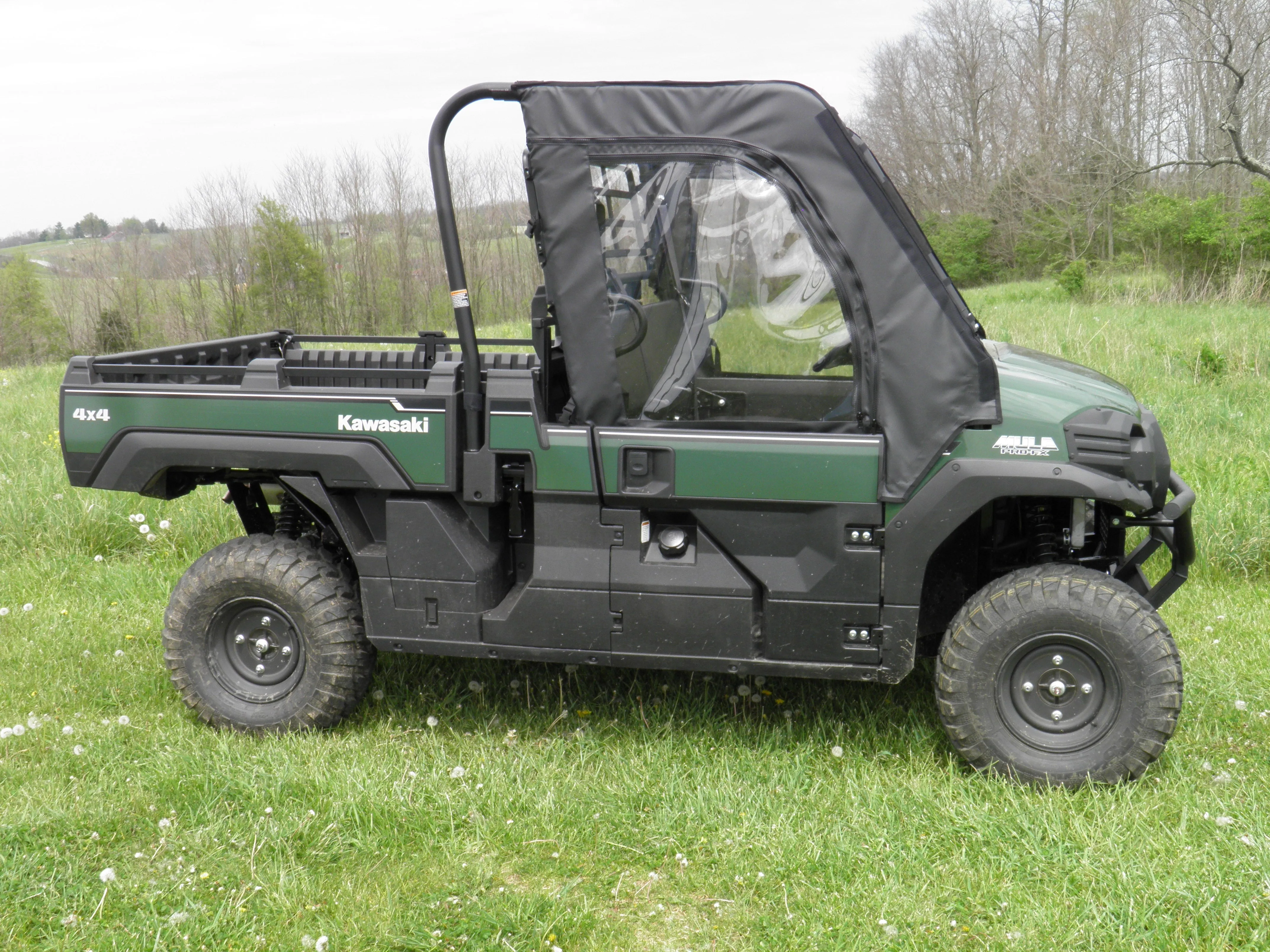 Kawasaki Pro FX - Full Cab Enclosure for Hard Windshield (Half Doors)