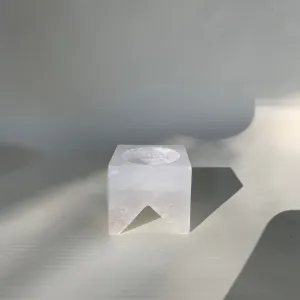 King Alabaster Taper and Votive Holder