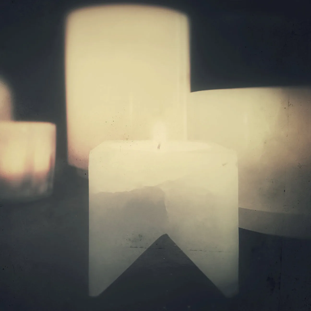 King Alabaster Taper and Votive Holder
