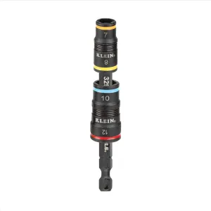 Klein 4-in-1 Impact Rated Flip Socket Set Metric