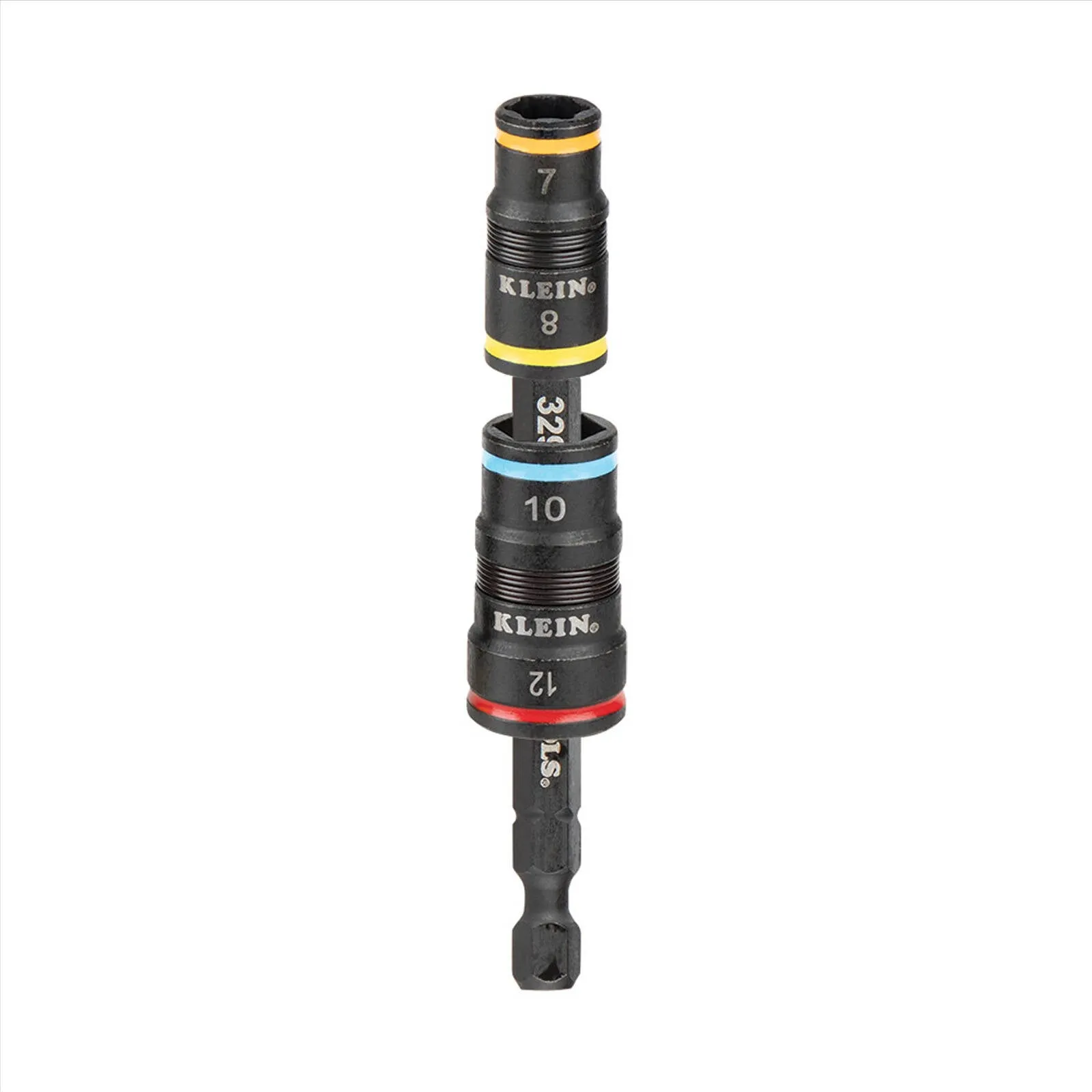 Klein 4-in-1 Impact Rated Flip Socket Set Metric