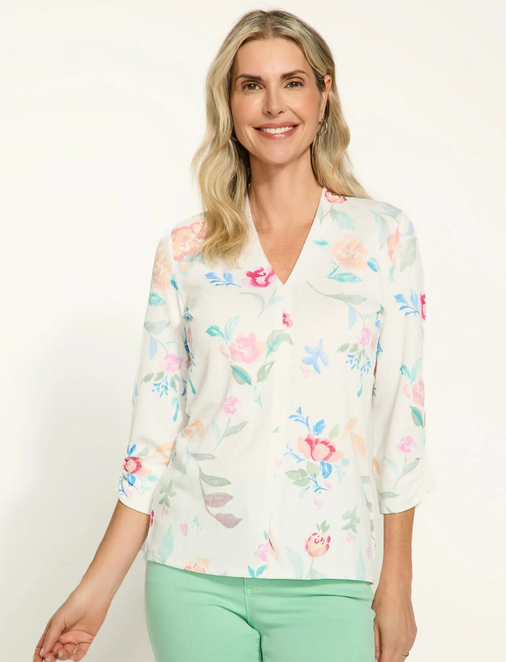 Libby Print Top