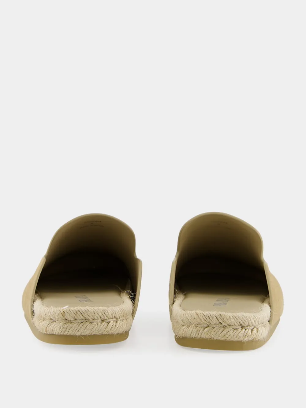 Light Brown Suede Mules