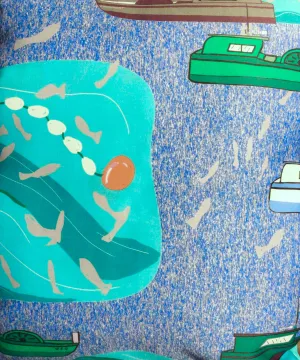 Limited Edition Gillnet Fishing Boats Sheets, Duvet or Blanket