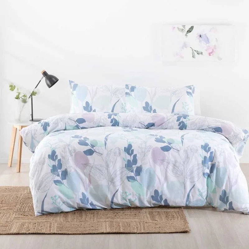 Linen House Blue Alicia Duvet Cover Set