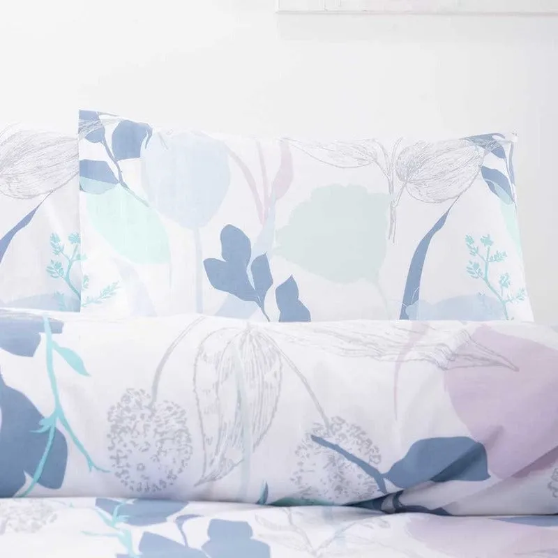 Linen House Blue Alicia Duvet Cover Set