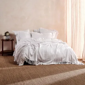 Linen House Brenda White Bed Cover 260x240