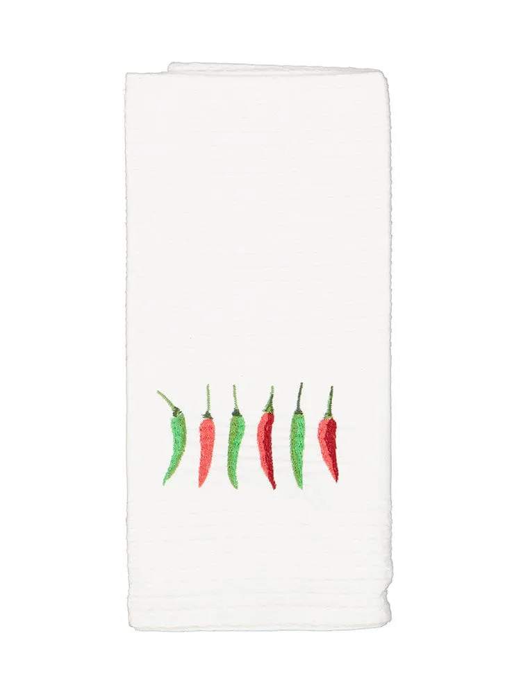 Linen House Chillies Tea Towel