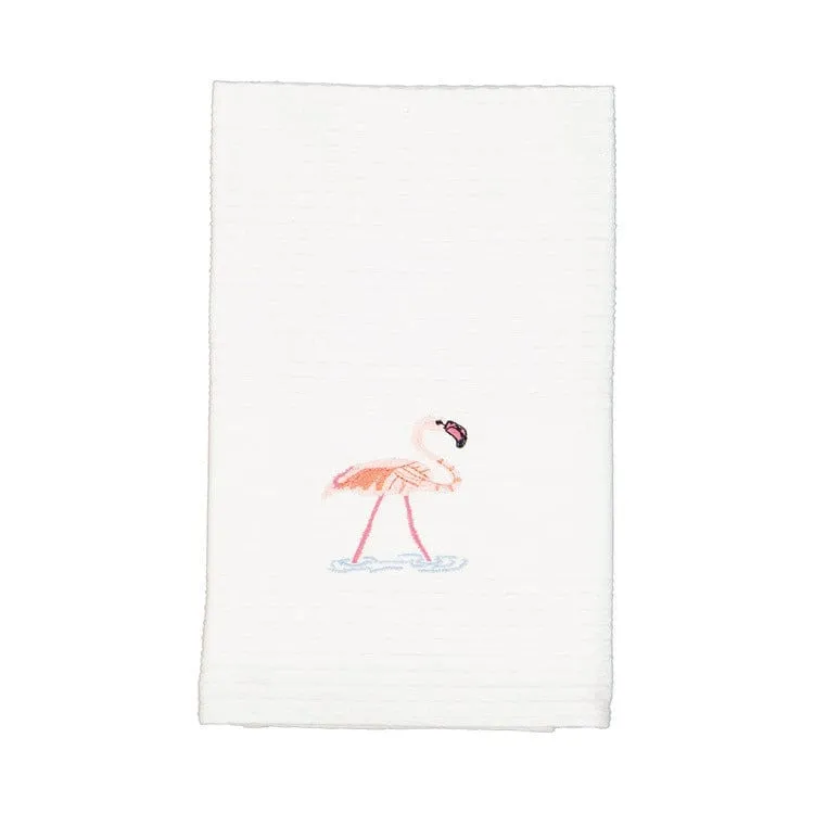Linen House Flamingo Tea Towel