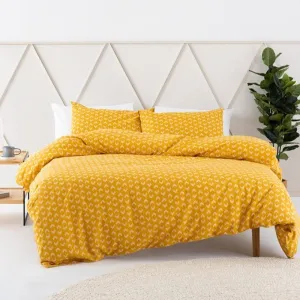 Linen House Marlow Mustard Duvet Cover Set