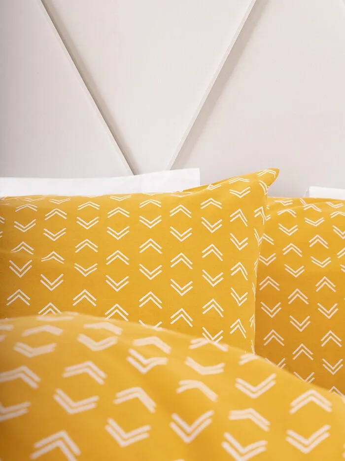 Linen House Marlow Mustard Duvet Cover Set