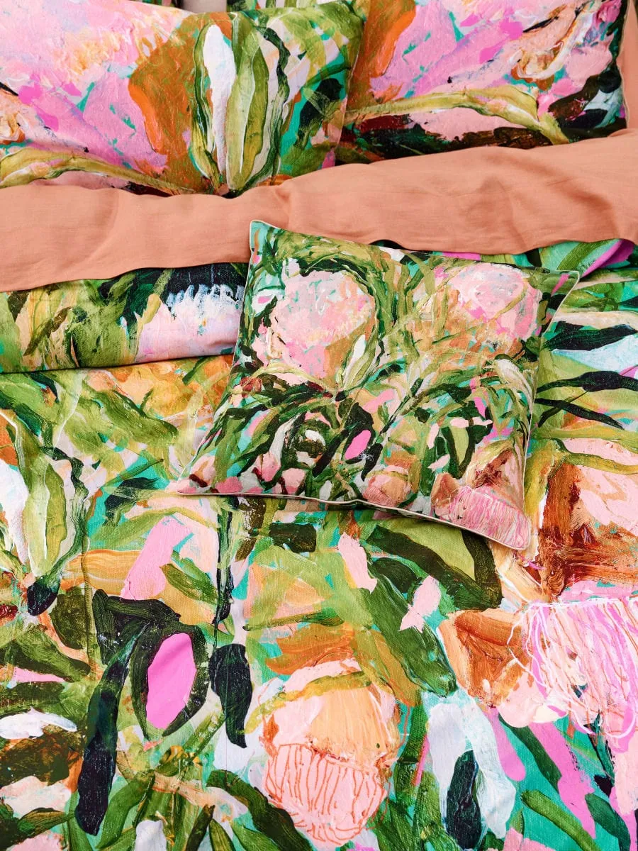 Linen House Multi Just Start Somewhere Duvet Cover Set