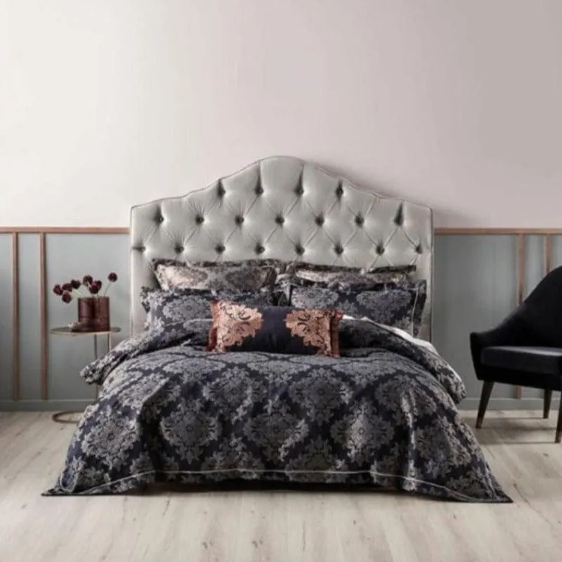 Linen House  Navy Yvette Duvet Cover Set