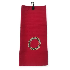 Linen House Red Floral Tea Towel 44x65cm
