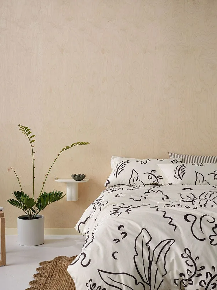 Linen House Vanilla Kenzi Duvet Cover Set