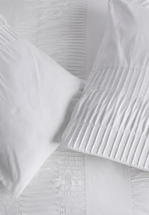 Linen House White Almira Duvet Cover Set