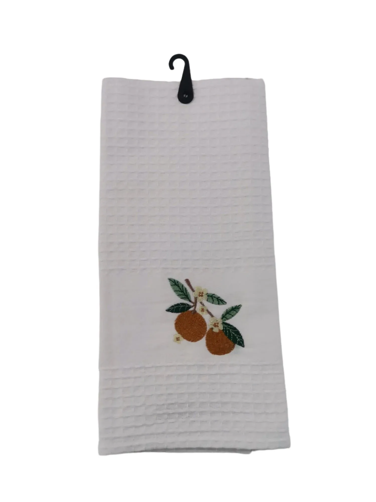 Linen House White Orange Orchard Tea Towel 44x65cm