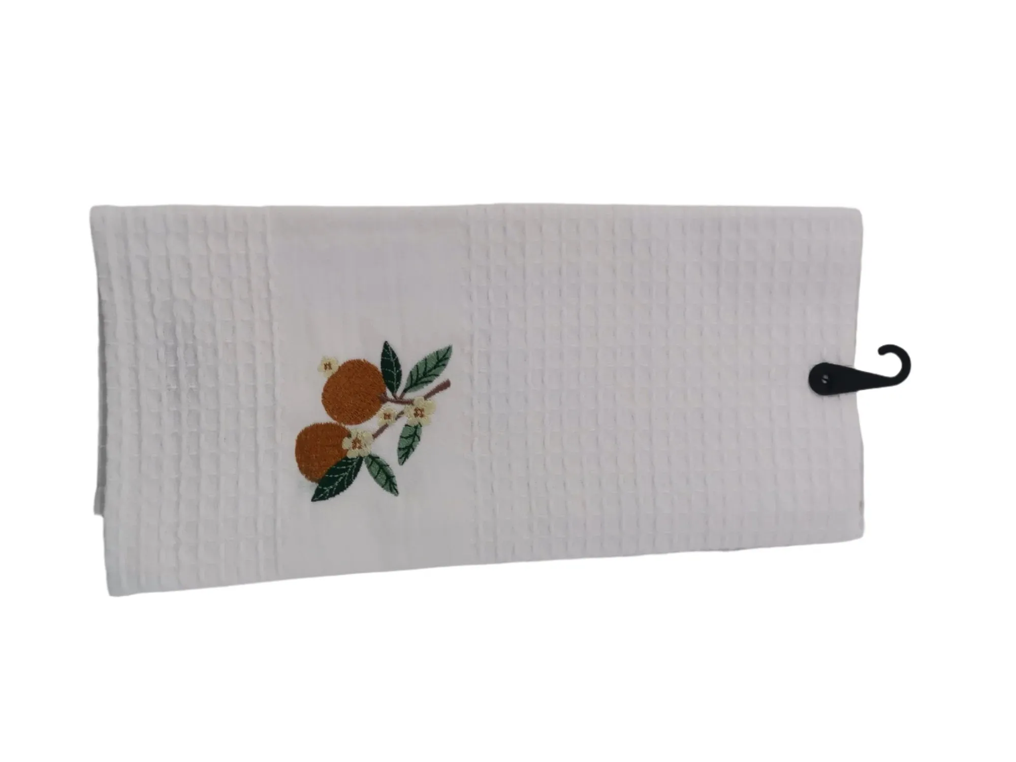 Linen House White Orange Orchard Tea Towel 44x65cm