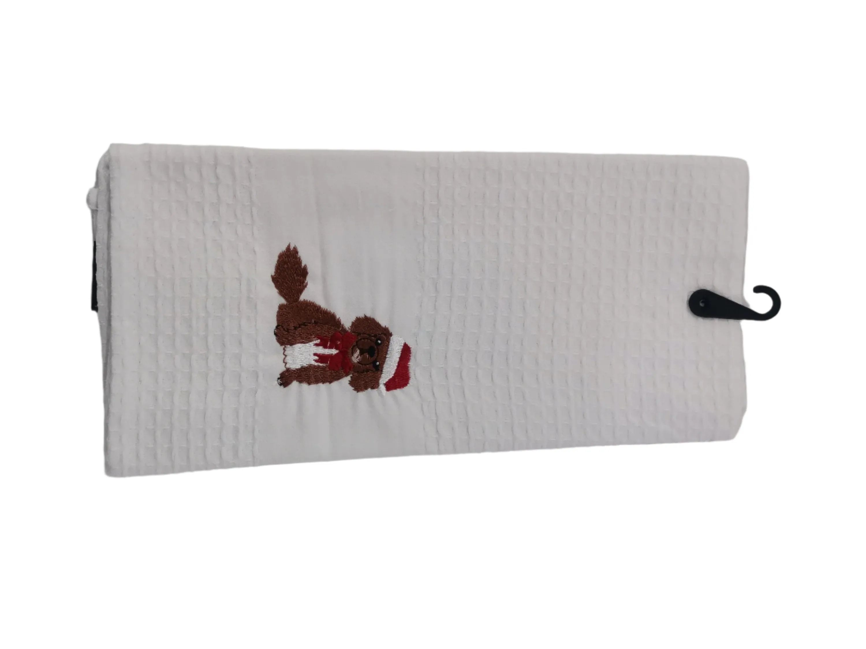 Linen House White Poppy Tea Towel 44x65cm