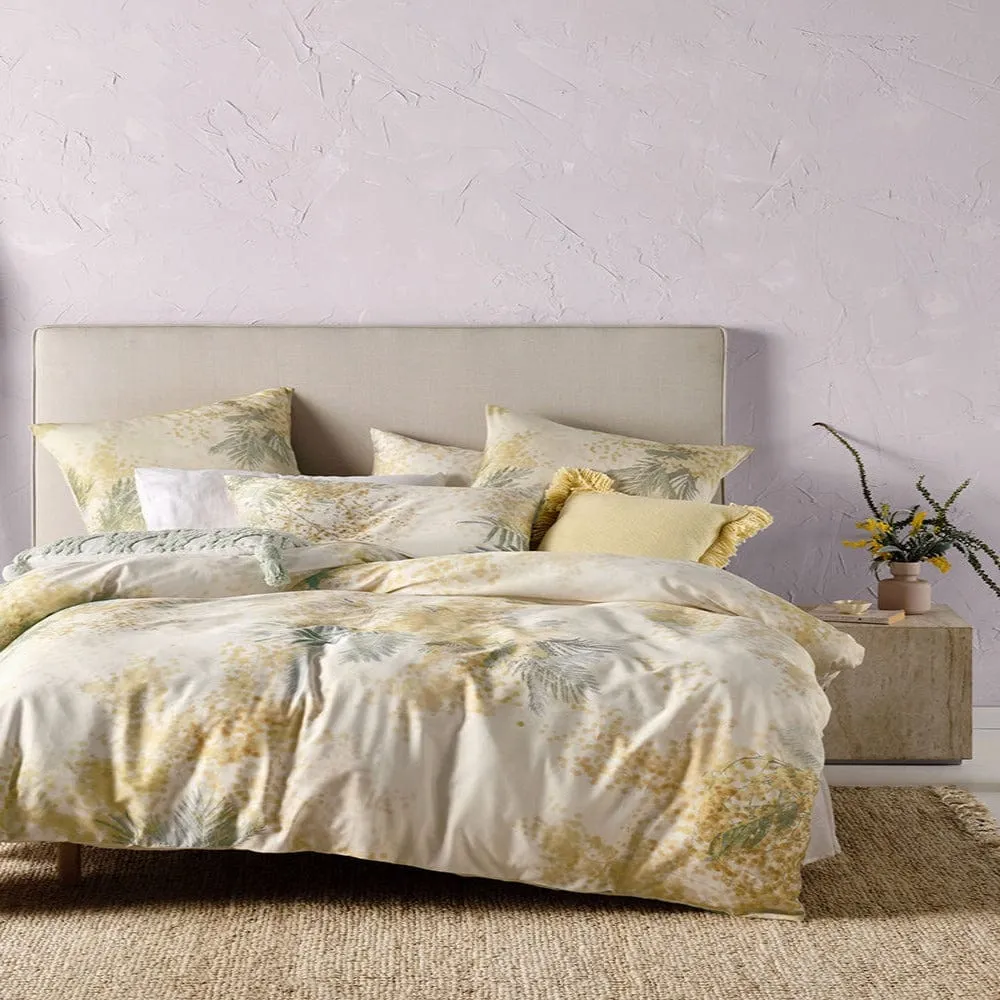Linen House Yellow Mimosa Duvet Cover Set
