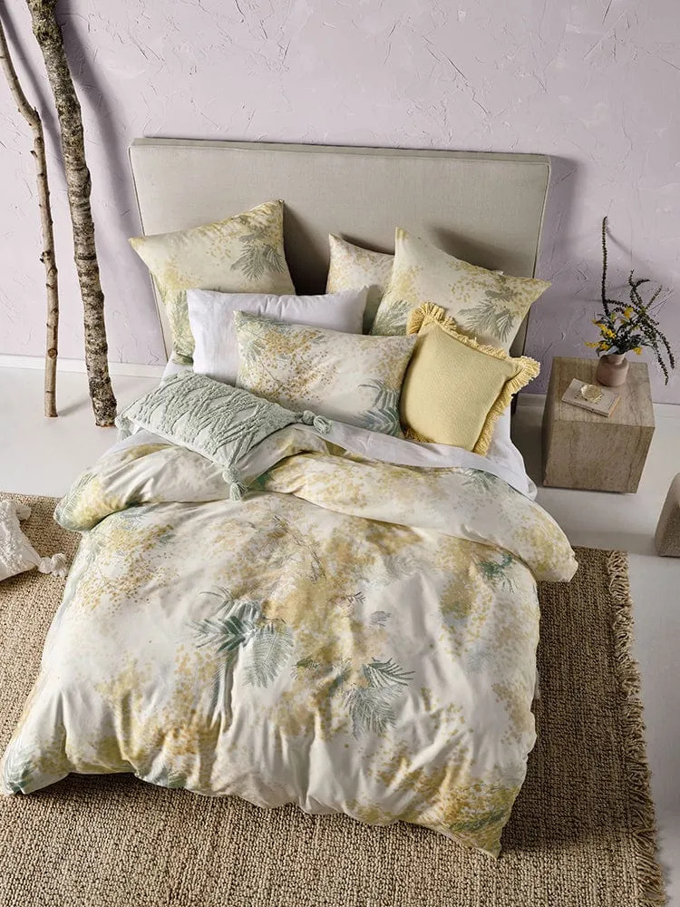 Linen House Yellow Mimosa Duvet Cover Set