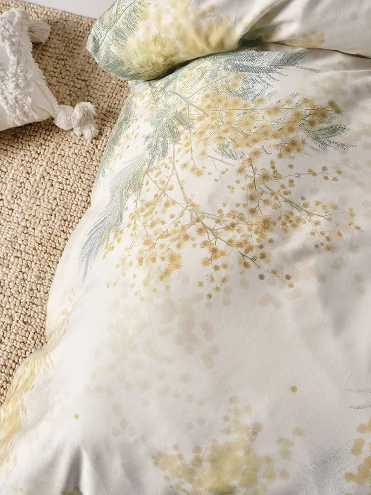 Linen House Yellow Mimosa Duvet Cover Set