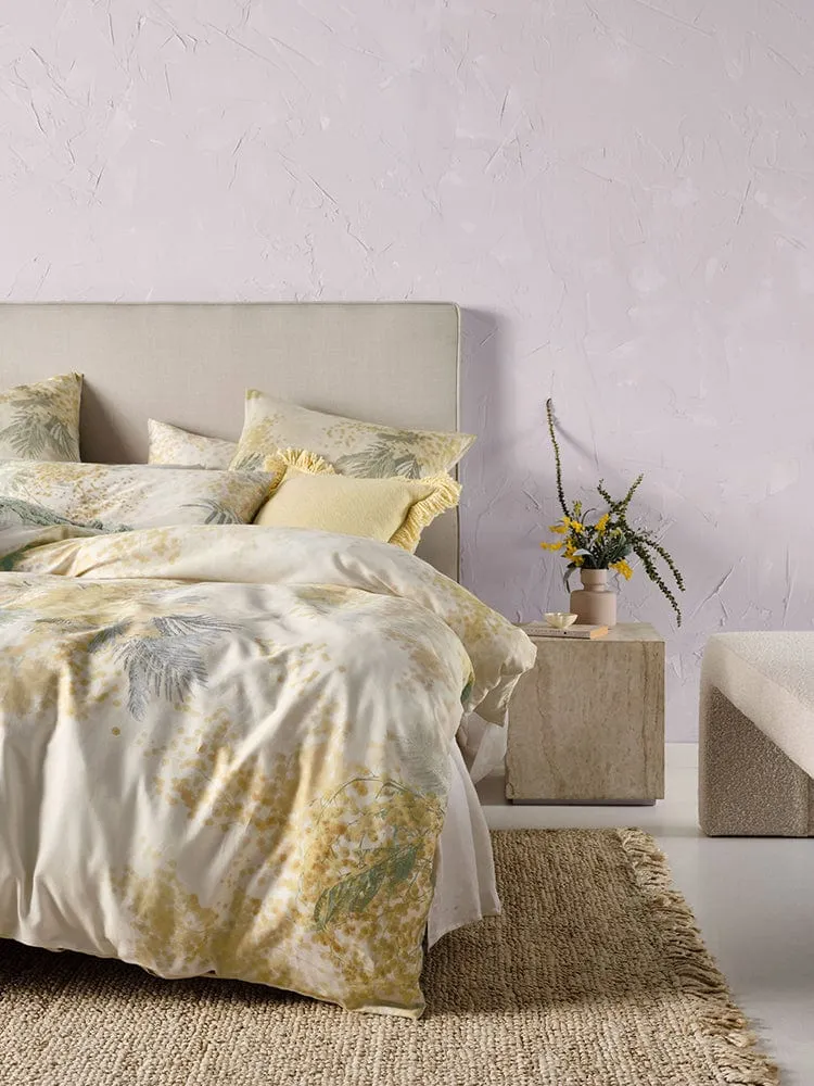 Linen House Yellow Mimosa Duvet Cover Set