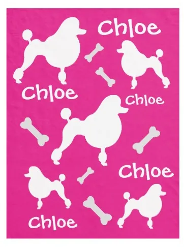 Lots of Breeds - Personalized Dog Blanket