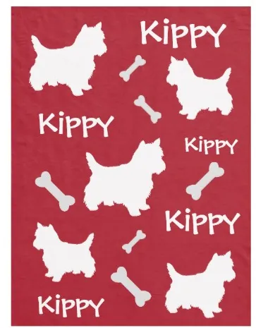 Lots of Breeds - Personalized Dog Blanket