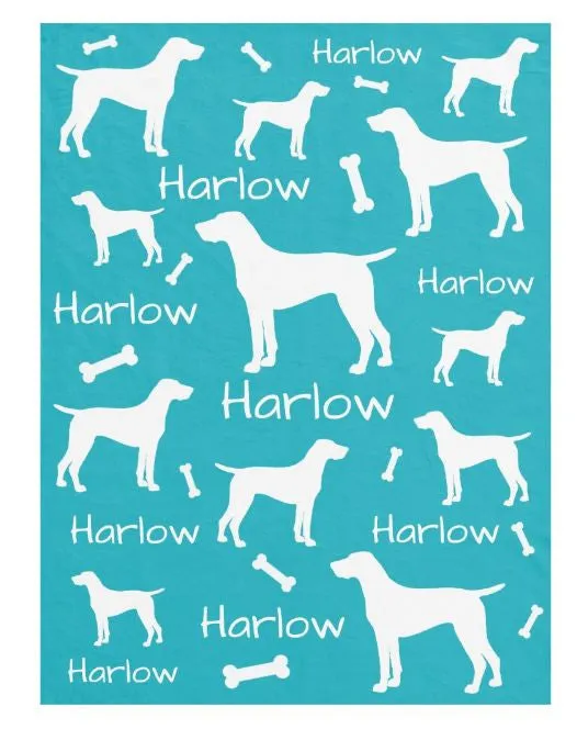 Lots of Breeds - Personalized Dog Blanket