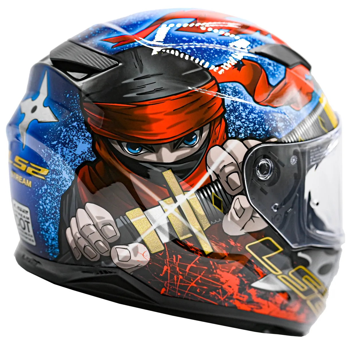 LS2 Helmets Stream Ninja Motorcycle Full Face Helmet
