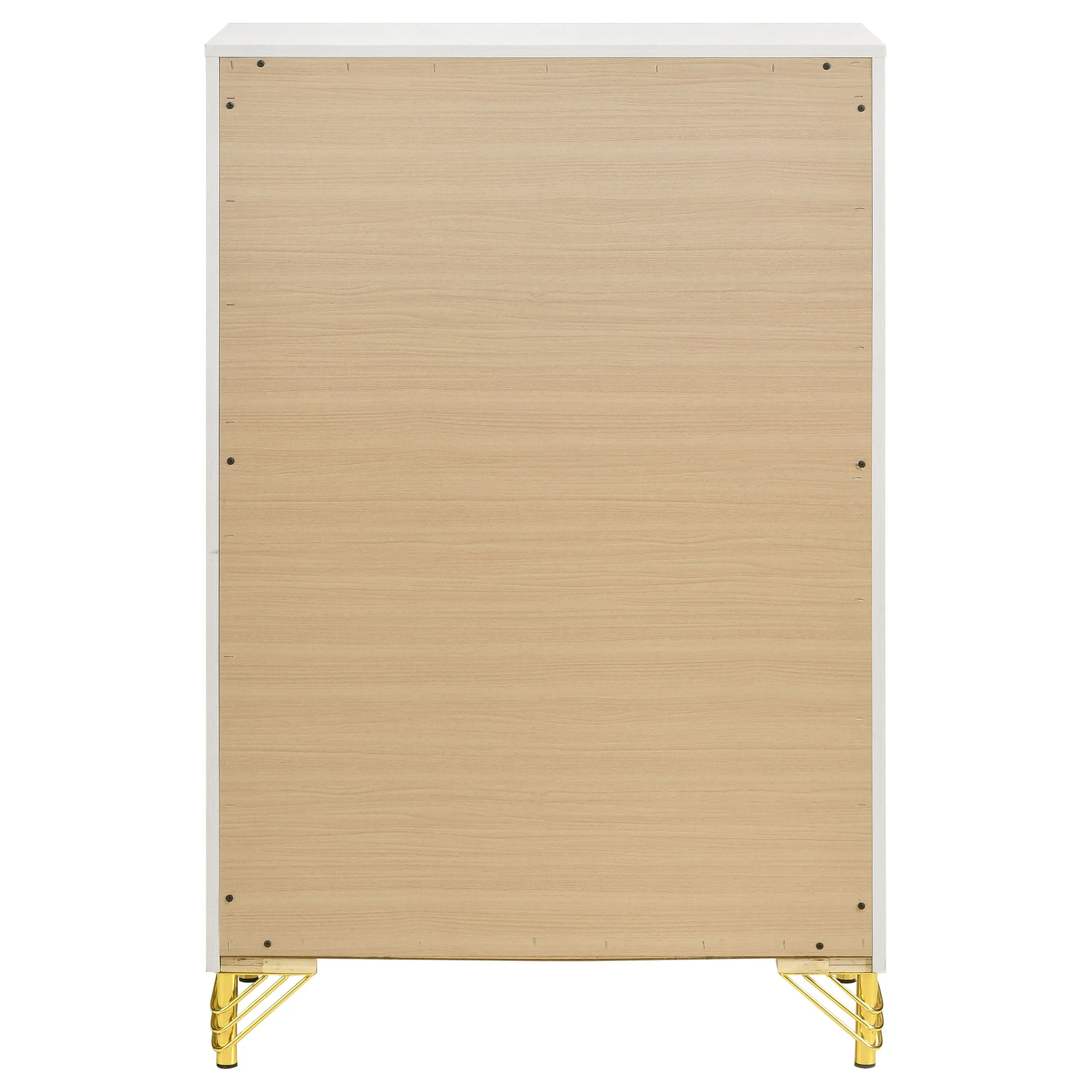 Lucia 5-drawer Bedroom Chest of Drawers White