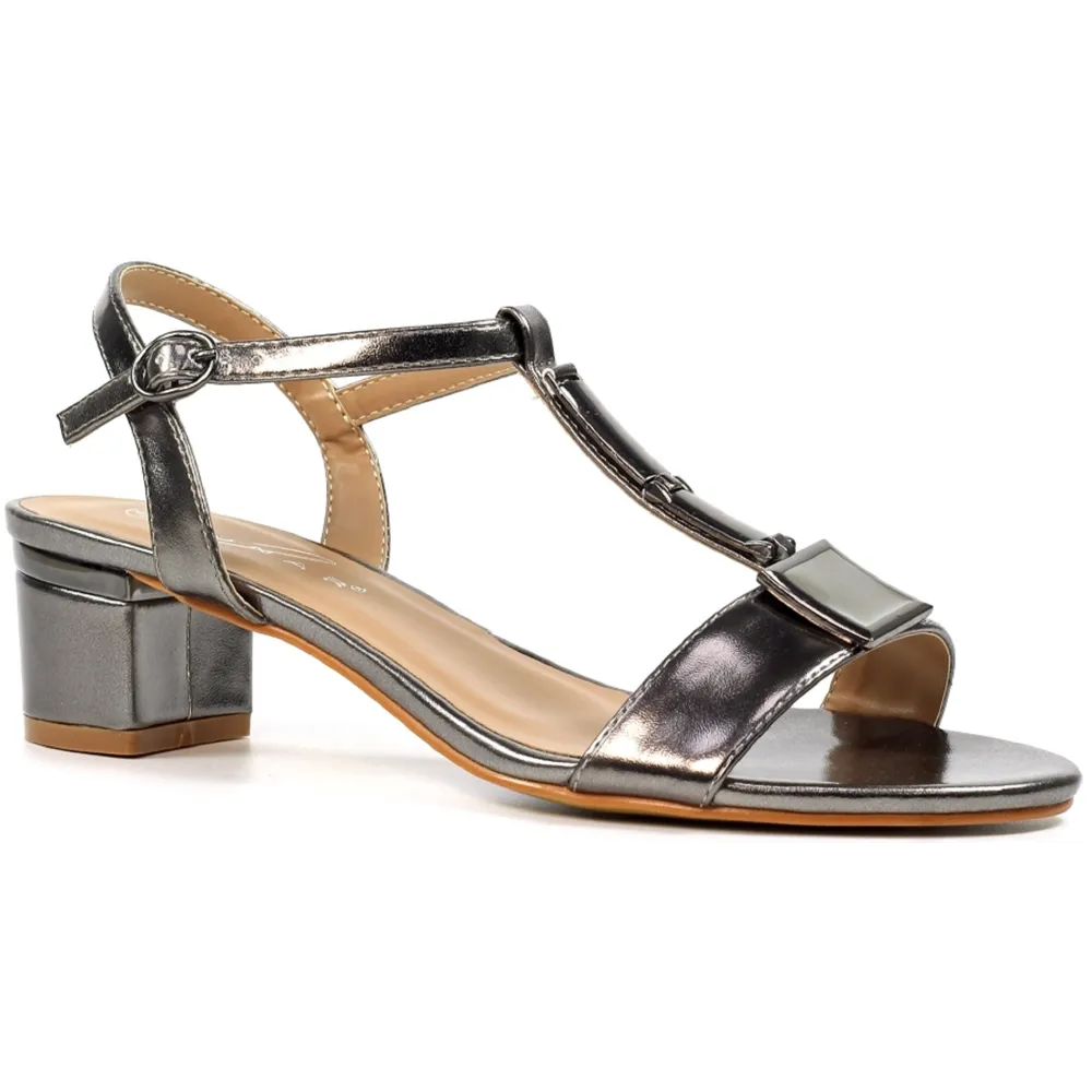 Lunar Blaze Pewter Sandals