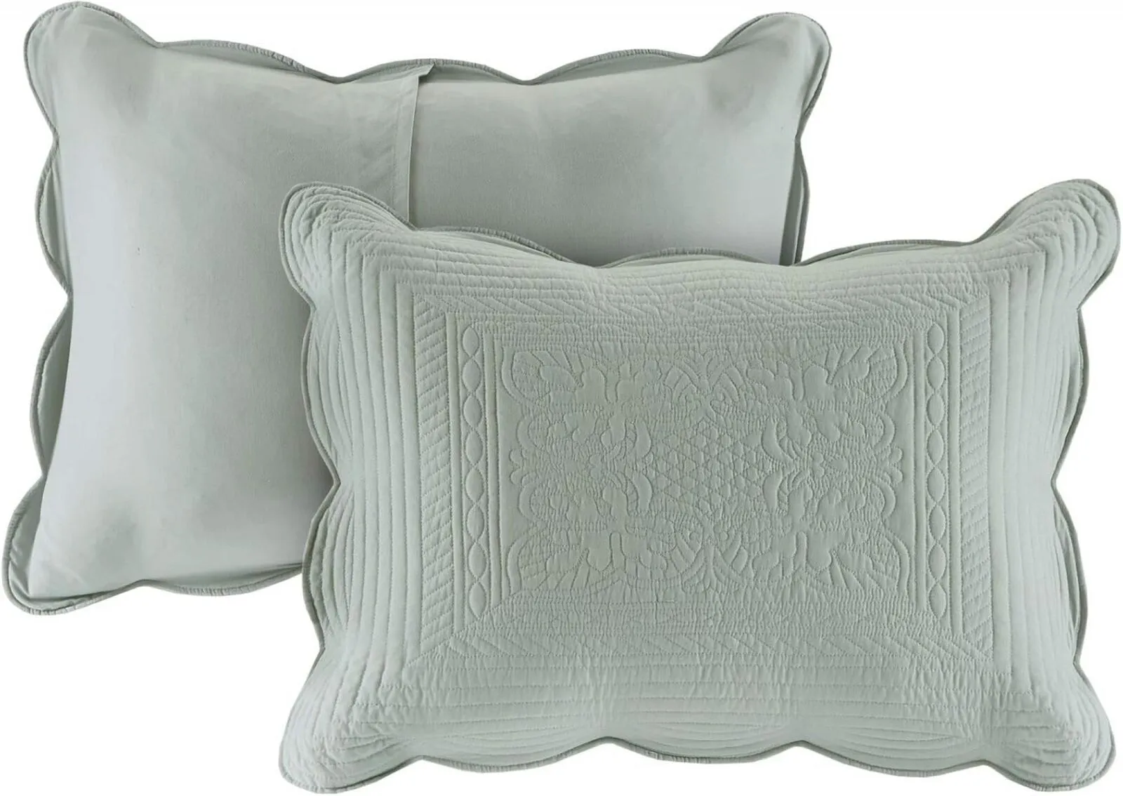 Madison Park Marino 3-Piece Reversible Quilt Set Medallion Seafoam Full / Queen