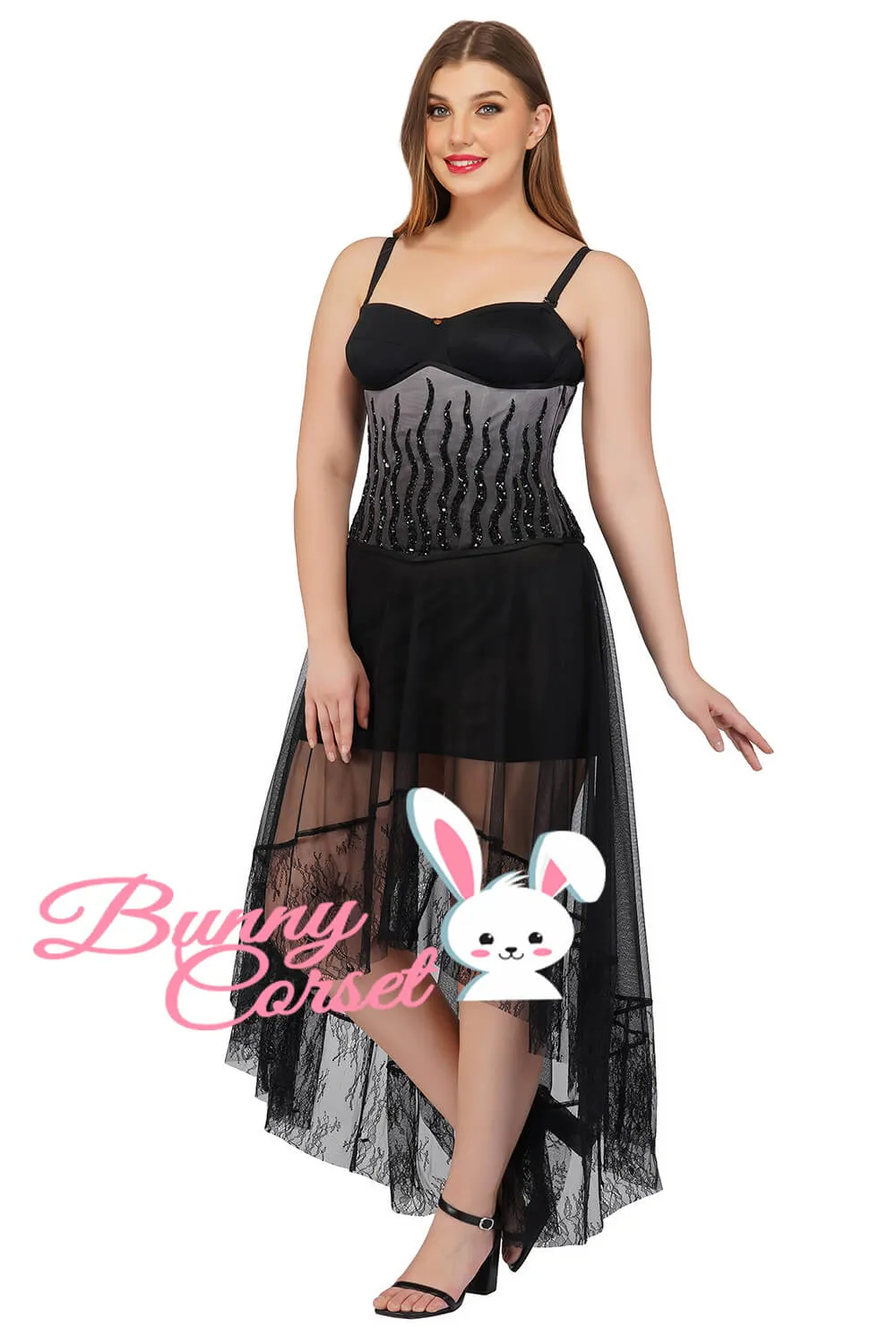 Makenna Mesh Couture Corset