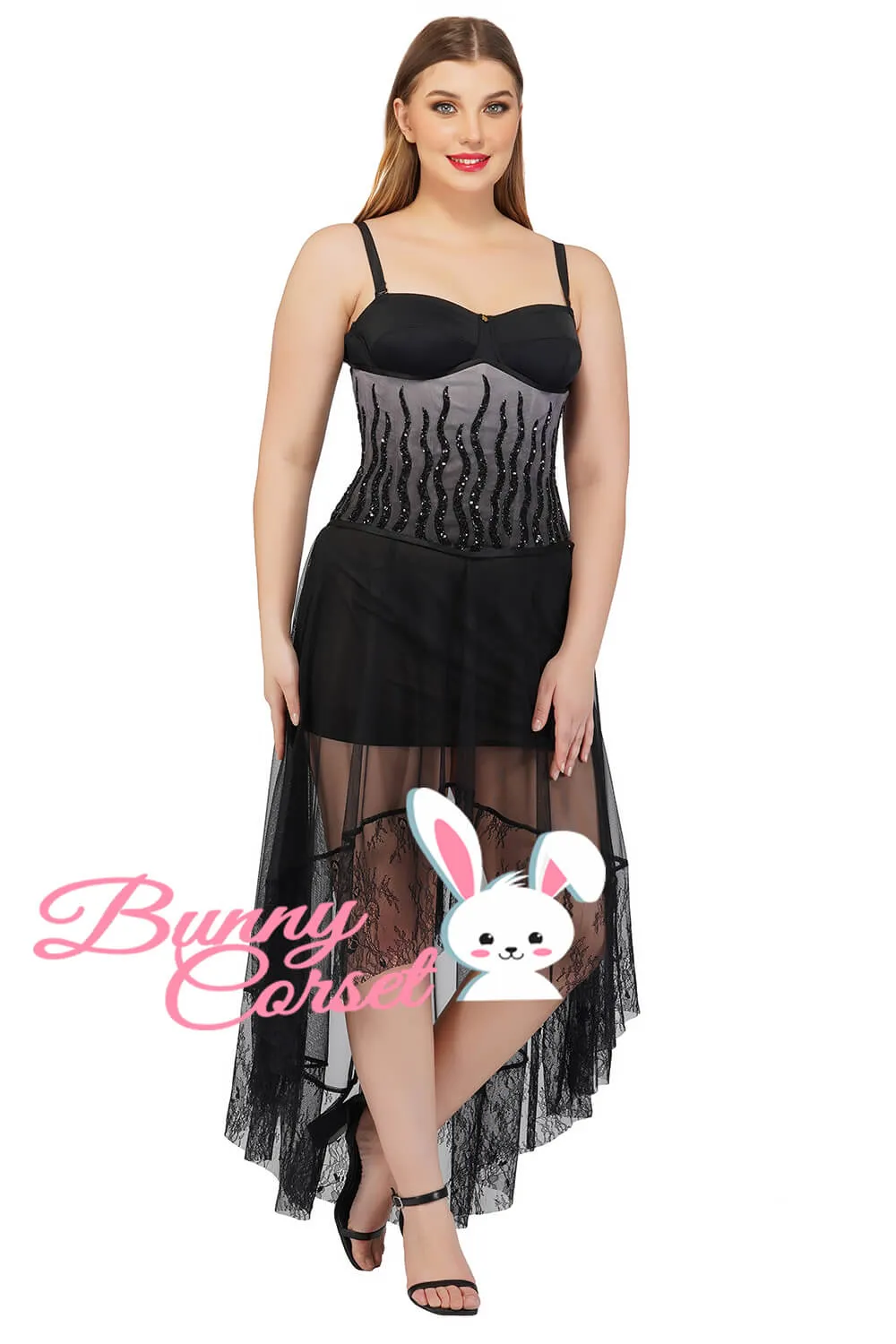 Makenna Mesh Couture Corset